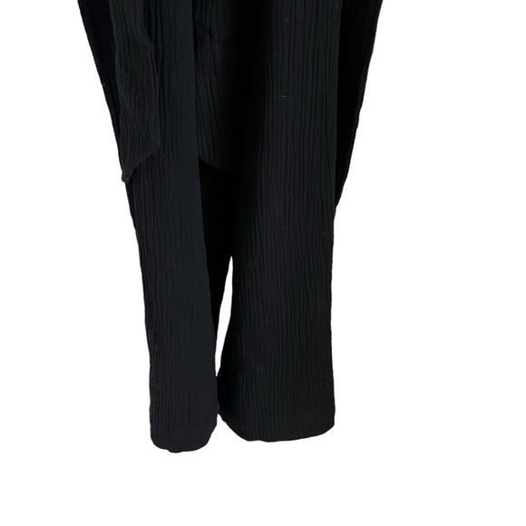 NOM Alma Maternity Nursing Friendly Slub Cotton Jumpsuit - Picture 6 of 13